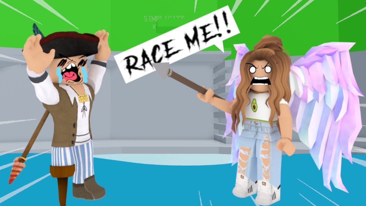 So my GIRLFRIEND challenged me in Tower of Hell.. (ROBLOX)