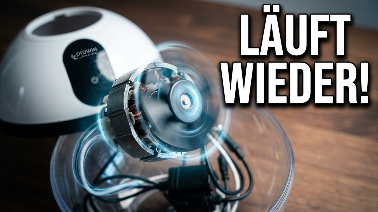 Prowin Airbowl öffnen Motor testen ausbauen wechseln.