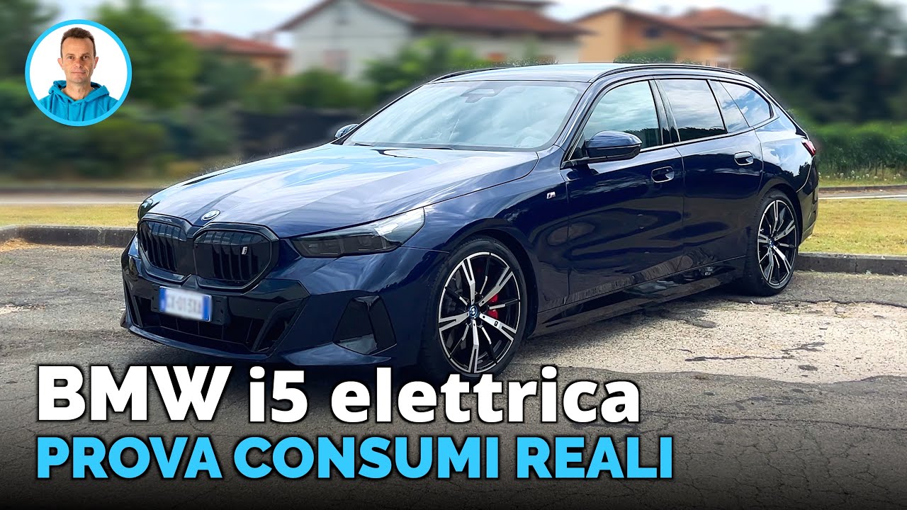 BMW i5 elettrica: consumi in autostrada a 90 vs 130km/h #kilowattata