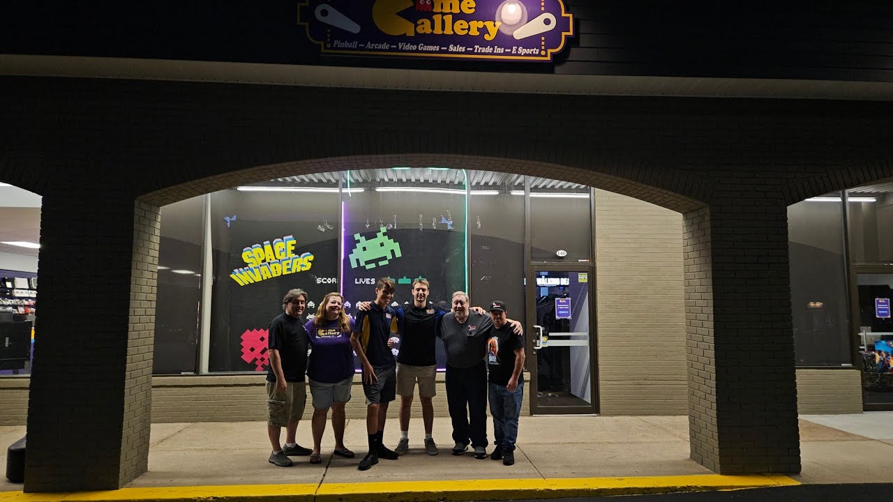 #1778 Live at the new GAME GALLERY in Langhorne PA-90 Games on FREE PLAY!  TNT Amusements