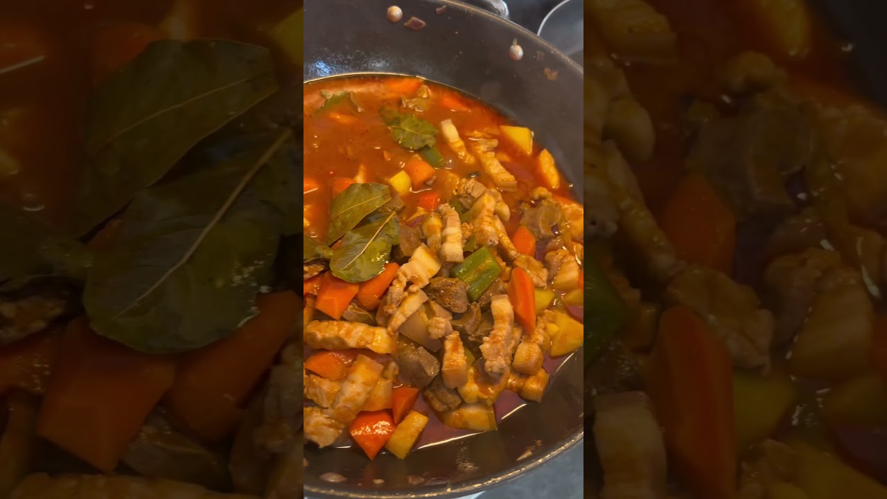 Menudo #dinner #yummy  #porkrecipe #lovecooking  #sweden  #shorts