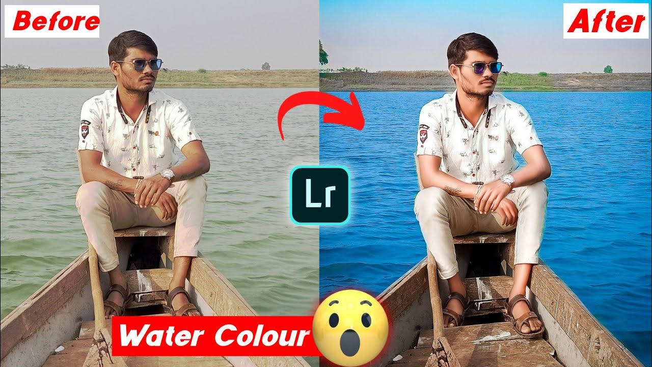 How To Change Water Colour | Pani Ka Colour Change Kaise Kare | Lightroom Mobile Tutorial
