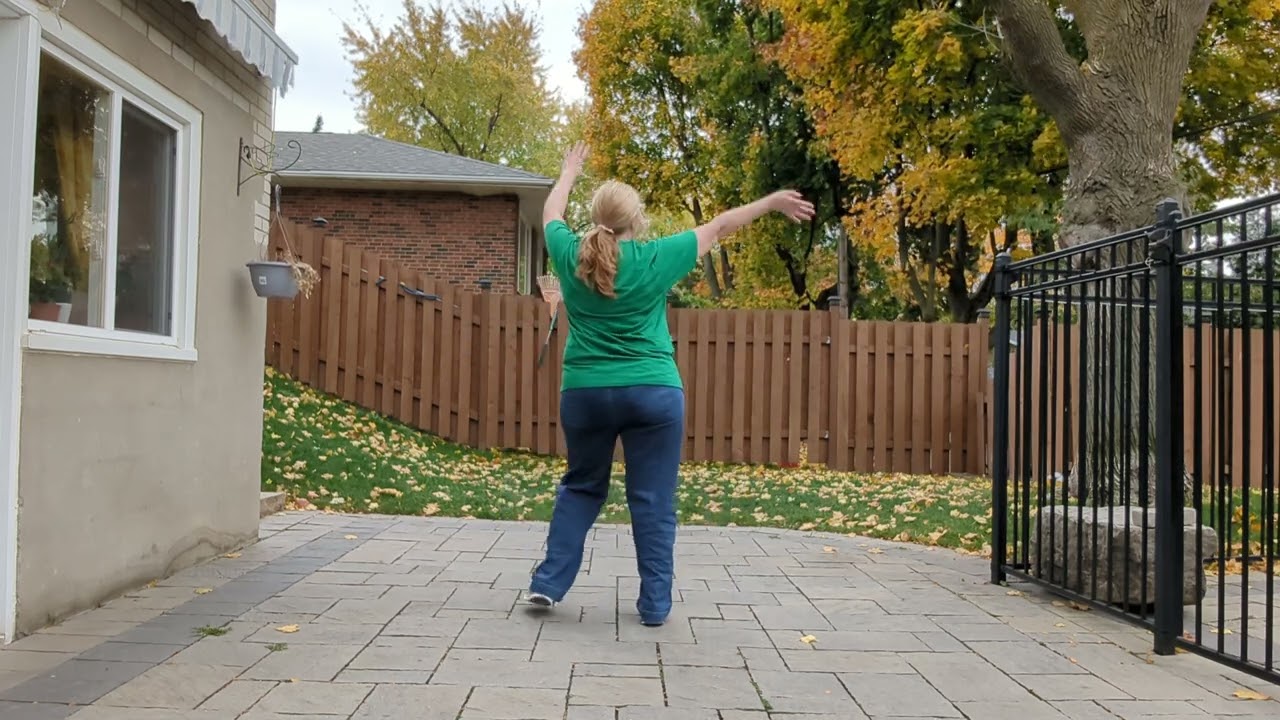 It's Christmas time line dance tutorial