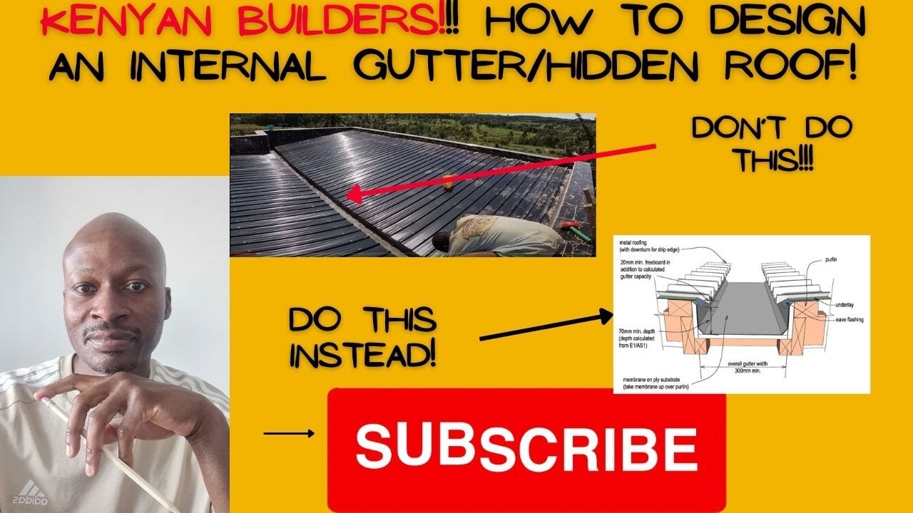 Problem with @ItsNasto hidden roof Design Part 1 (Internal gutter)