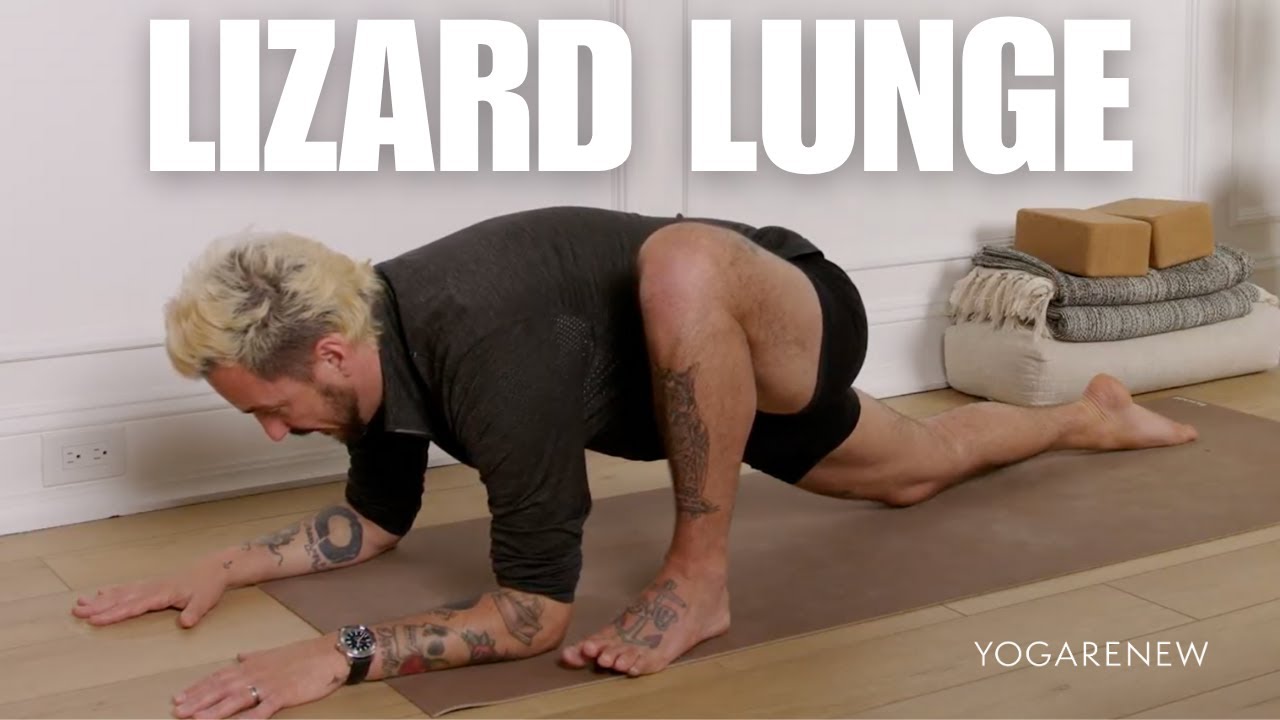 Lizard Lunge | Yoga Poses | YogaRenew How To Yoga Pose Video