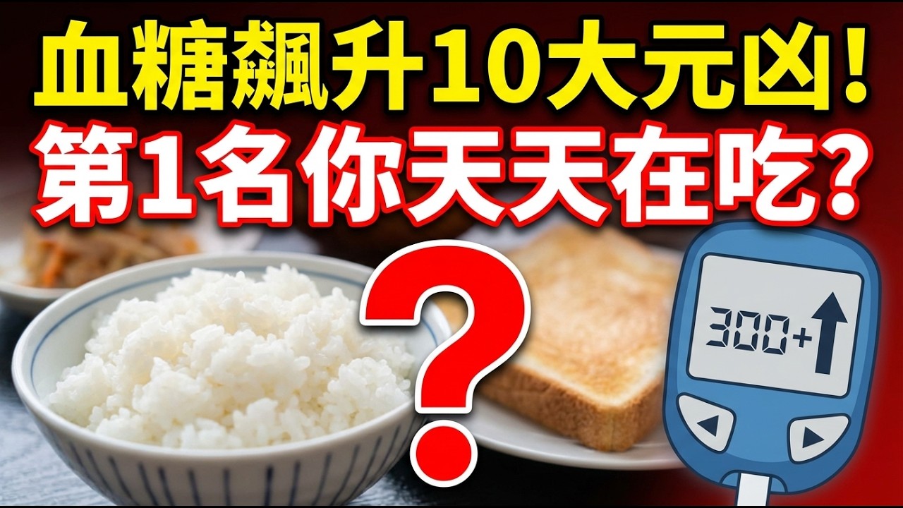 血糖飆升10大元凶！第1名你天天在吃，第2名竟是白粥｜別再被「無糖」騙了