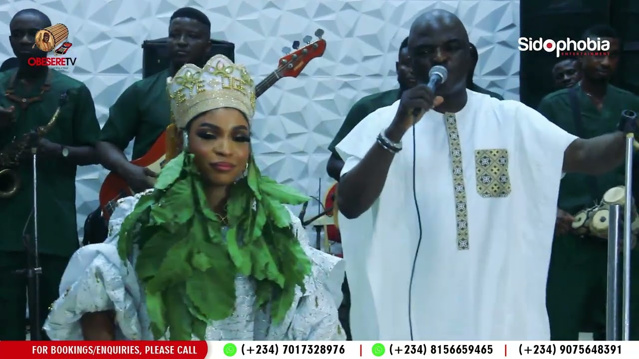 Alhaji Abass Akande Obesere Live Performance at Alhaja Rukayat Ayoni Okin as YEYE OGE IN GENERAL