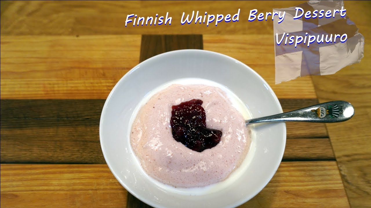 Finnish Whipped Berry Dessert | Vispipuuro