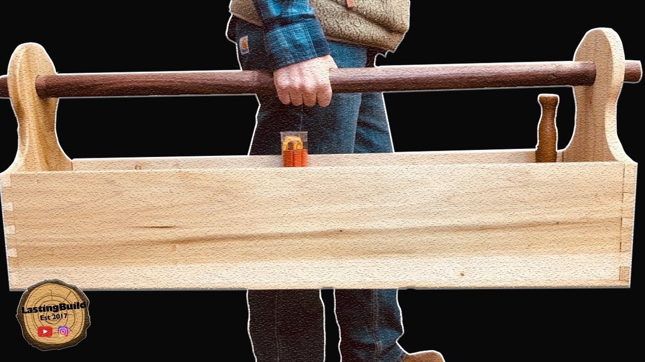 Building A Traditional Carpenters Toolbox! (START to FINISH)