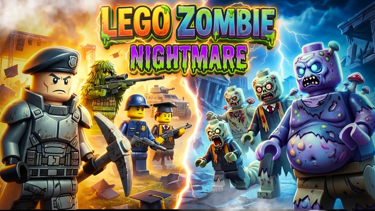 🧟 The Last Graduation: A Zombie Survival Nightmare | LEGO Zombie Apocalypse | FULL Episode 5