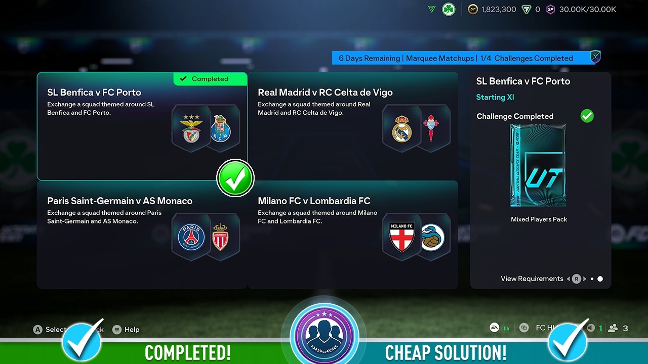 Главные матчи FC 26 - SBC 