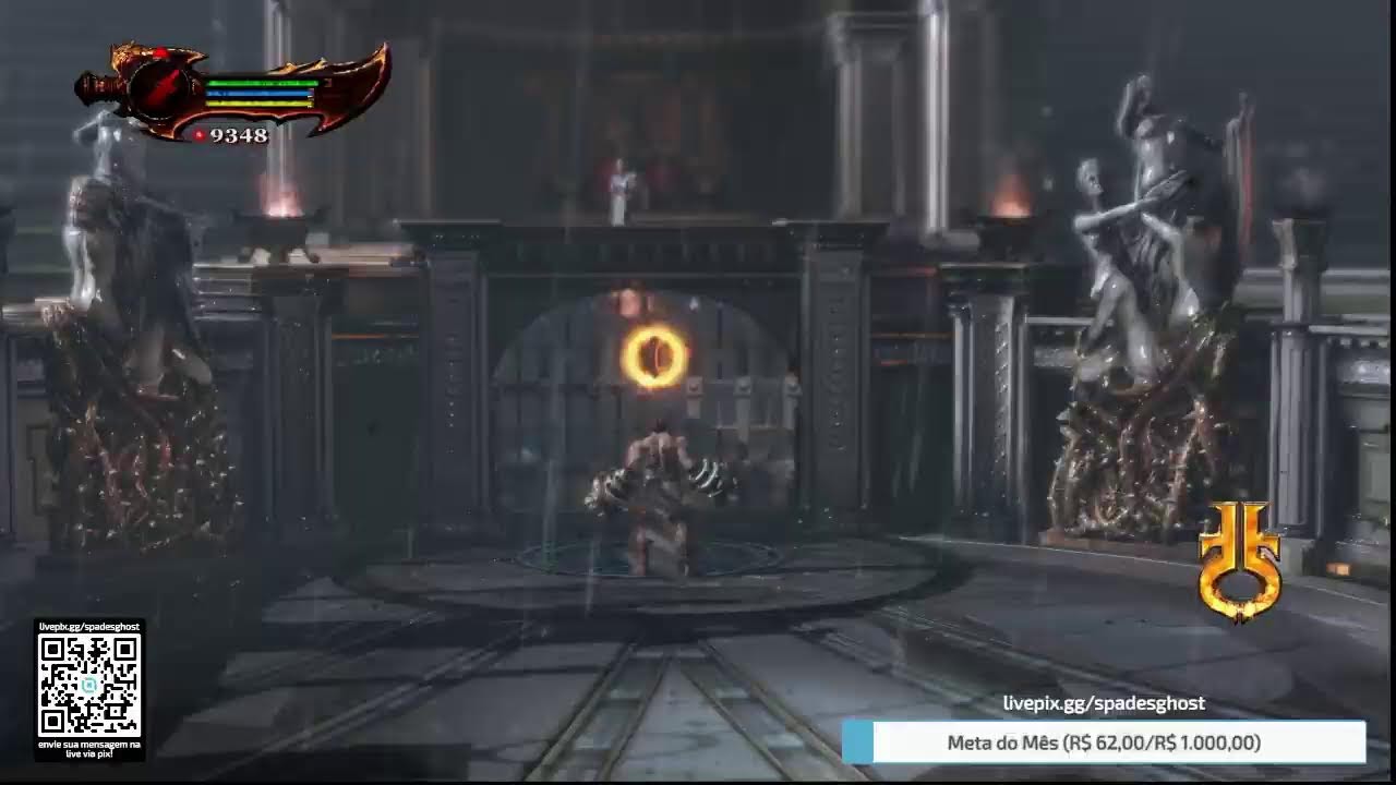God of War III (PS4) até Zerar - Modo Hard