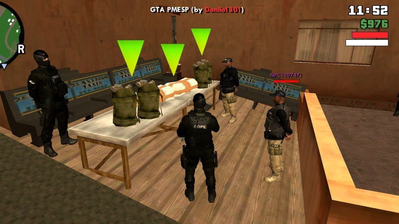 MISSÃO DE ALTO RISCO: FORÇA DE INTERVENÇÃO RÁPIDA CONTRA TRAFICANTES | GTA SA ANDROID