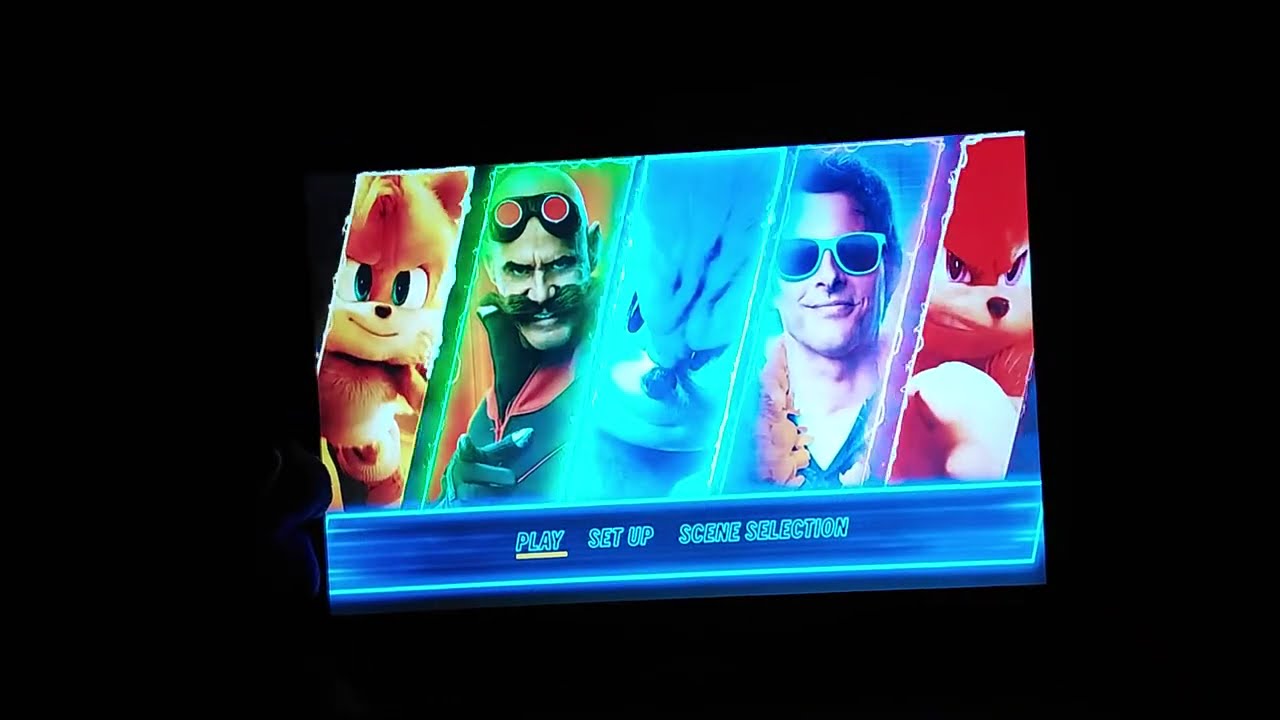 Opening Of Sonic The Hedgehog 2 DVD From 2022
