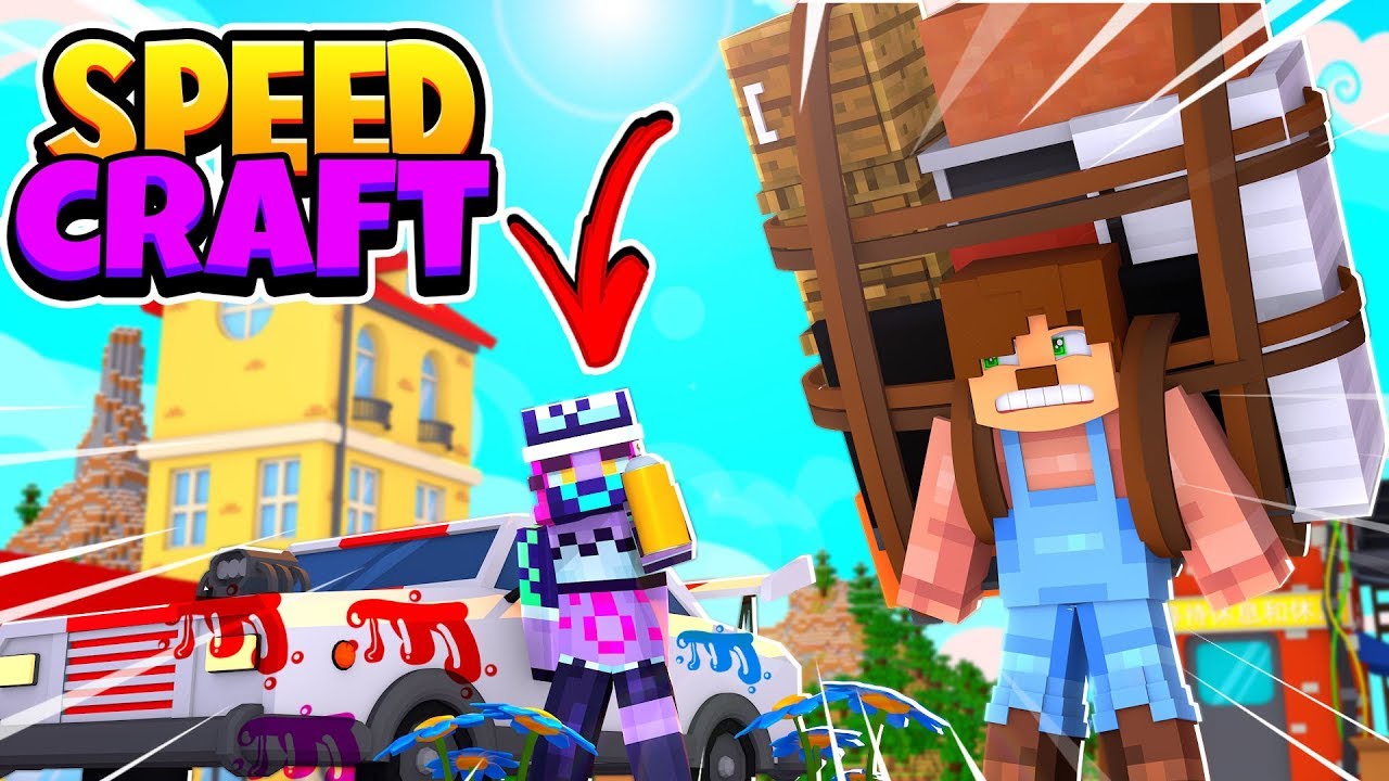 YENİ ARABAMI BOYATTIM #3 SPEEDCRAFT - Minecraft