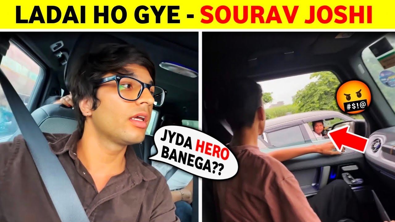 Saurav Joshi Ki Hui Highway Mein Ladai | Piyush Got Angry in Today's Vlog | Sourav Joshi Angry