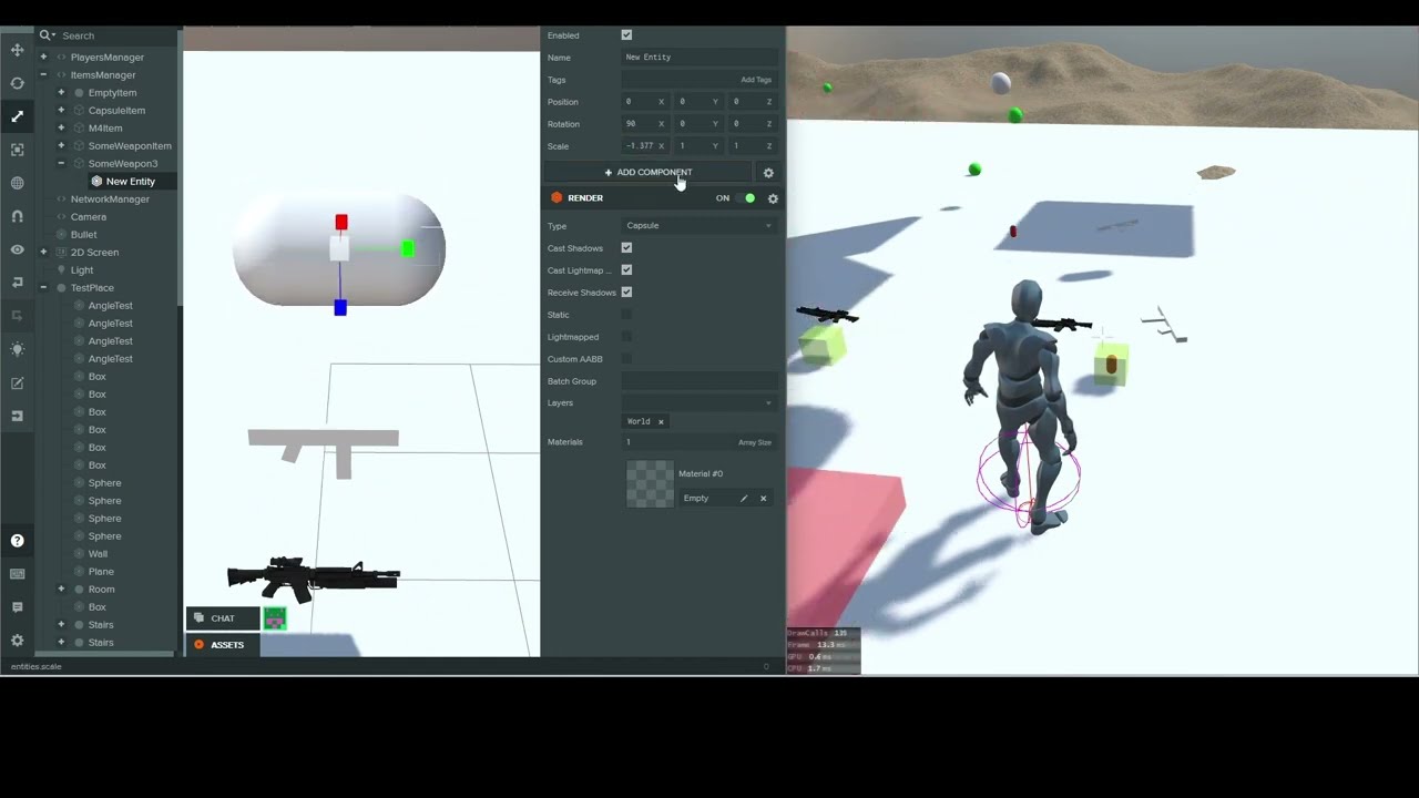 Playcanvas: ItemsSystem