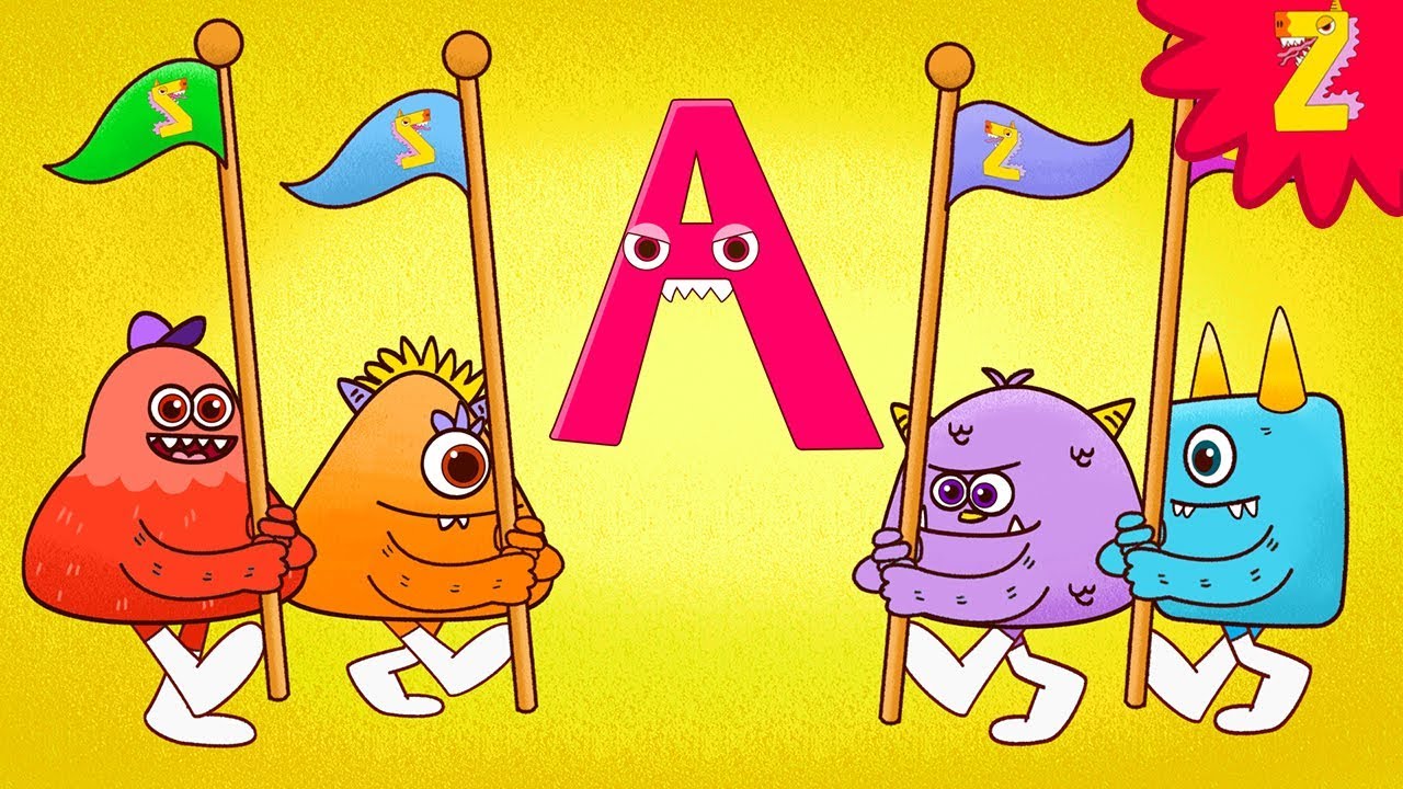 Песня ABC Monsters March l алфавитная фонетическая песня для детей! l Хэллоуин l ZooZooSong!