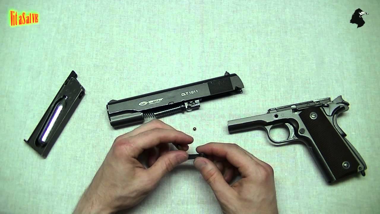 Gletcher CLT 1911 Плюсы и минусы. Исправление проблем. Colt 1911