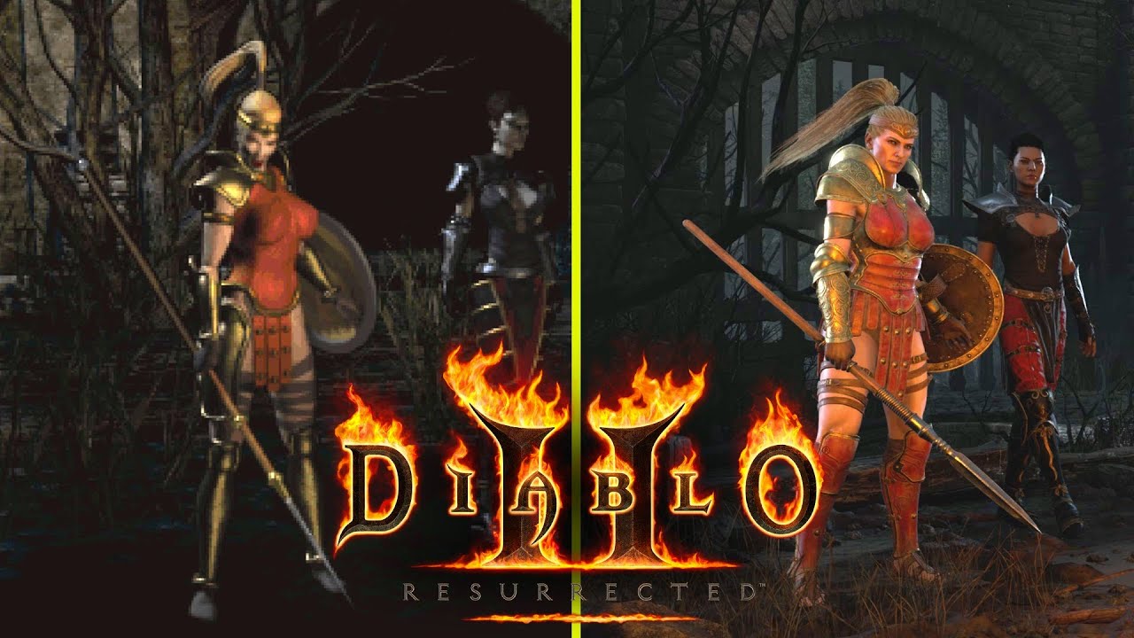 Diablo II Resurrected vs Original RTX 3080 Graphics Comparison