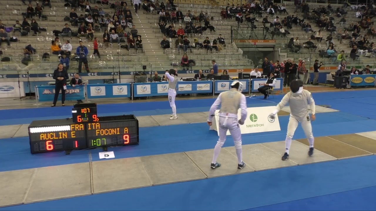 2020 134 T16 01 M F Individual Turin ITA GP BLUE FOCONI ITA vs AUCLIN FRA