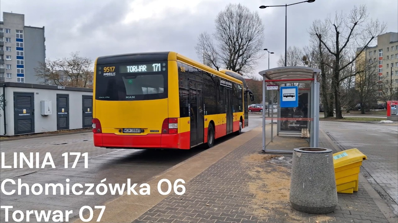 Linia 171 Chomiczówka 06 - Torwar 07