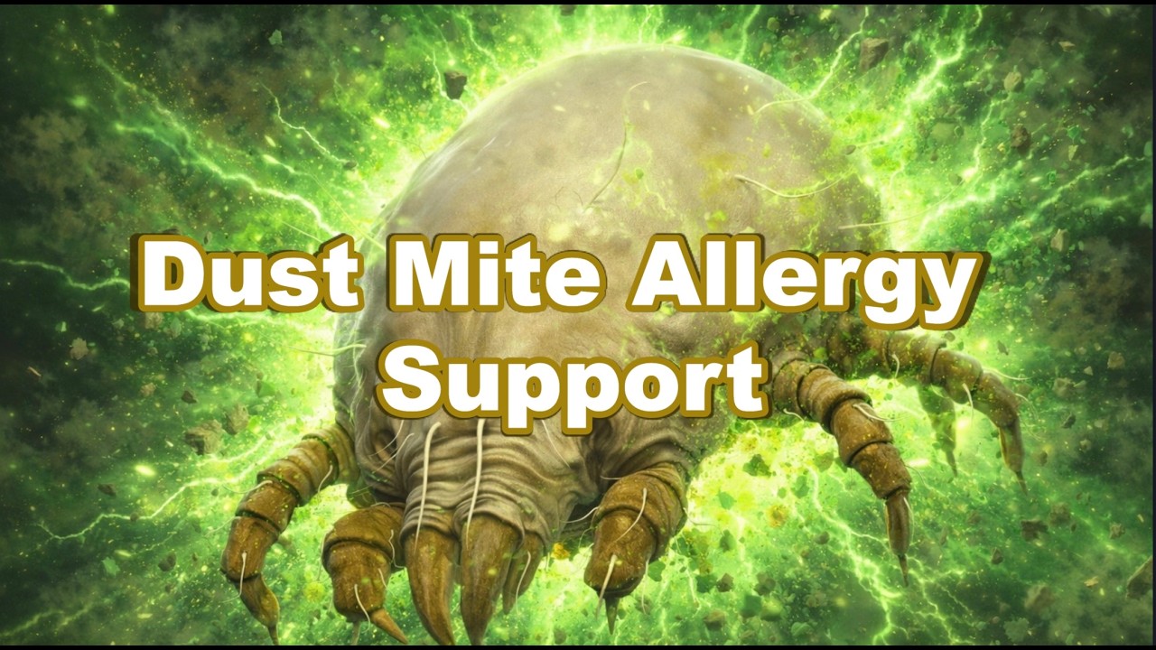 Dust Mites Allergy Support | 12-Hour Ritual, Subliminals & 32 Bio-Frequencies