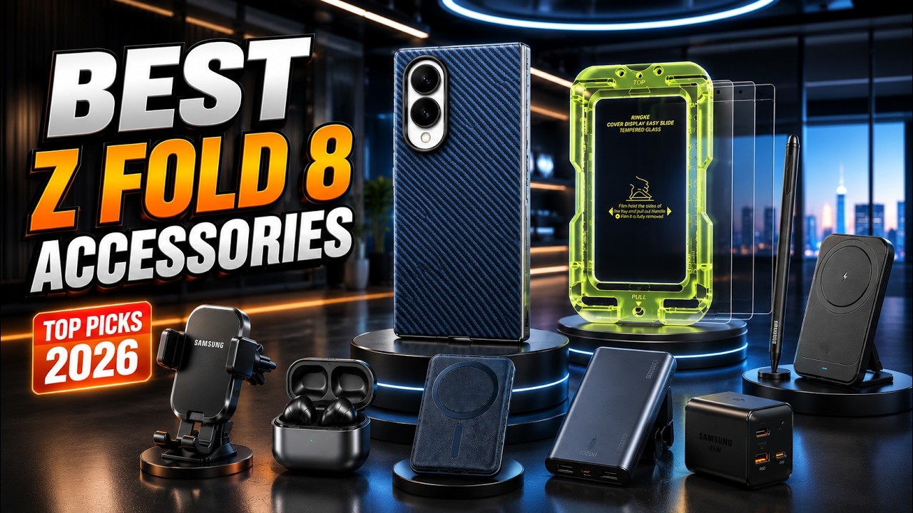 20+ лучших аксессуаров для Galaxy Z Fold 8, которые ВАМ нужны! 🔥