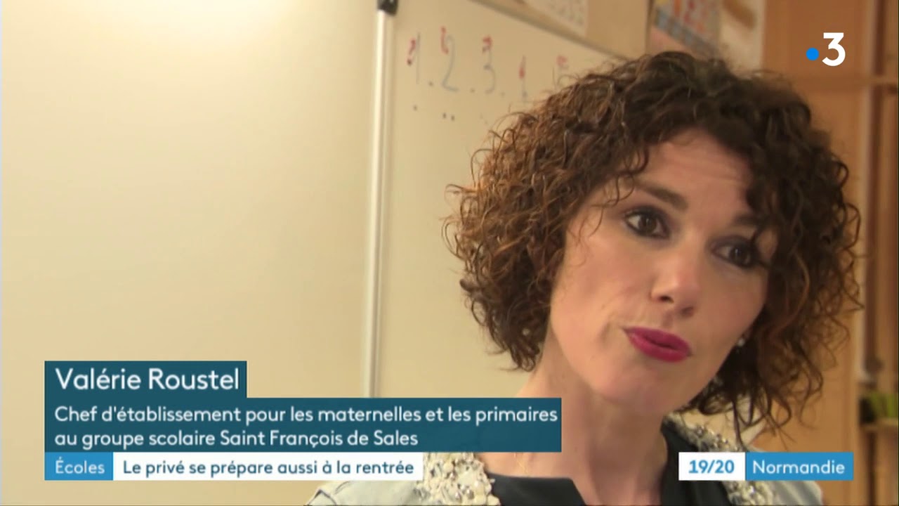 JT 19 20 NORMANDIE 5 mai 2020   Reprise ecole Saint Francois de Sales