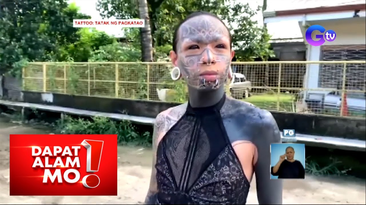 Dapat Alam Mo!: Drag artist, plakado ang tattoo mula paa hanggang…mata?!