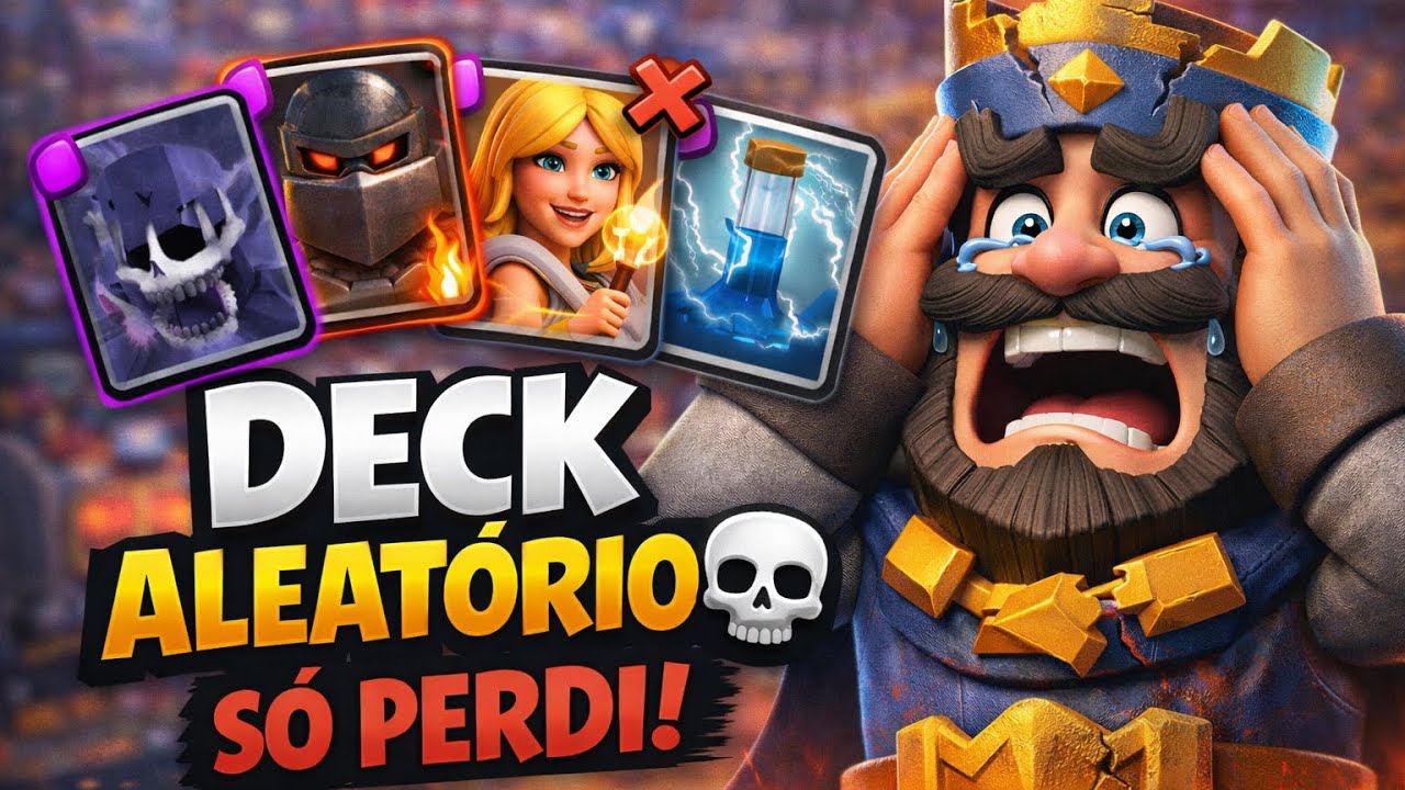 O JOGO ESCOLHEU MEU DECK… EU SÓ SOFRI 😭