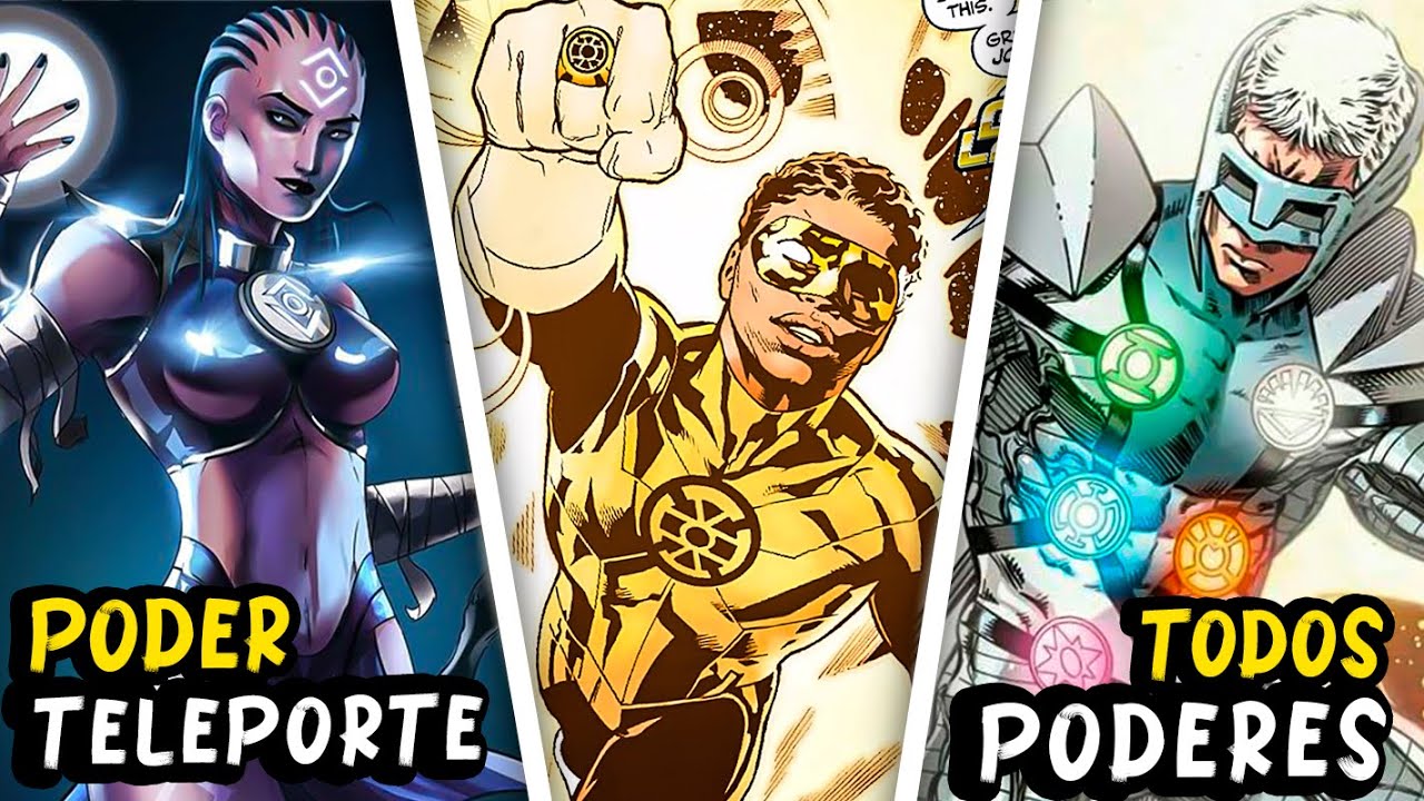 TODOS PODERES DE CADA TROPA DOS LANTERNAS NA DC COMICS