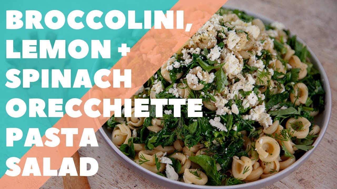 Brocollini Lemon and Spinach Orecchiette Pasta Salad | Good Chef Bad Chef S11 Ep31