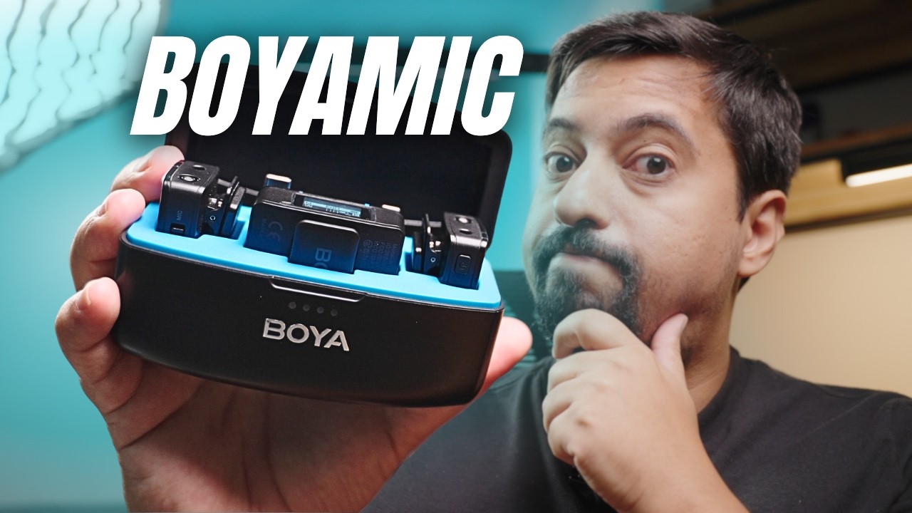 BOYAMIC - Microfone SEM FIO com Gravação INTERNA para CELULAR e CÂMERA