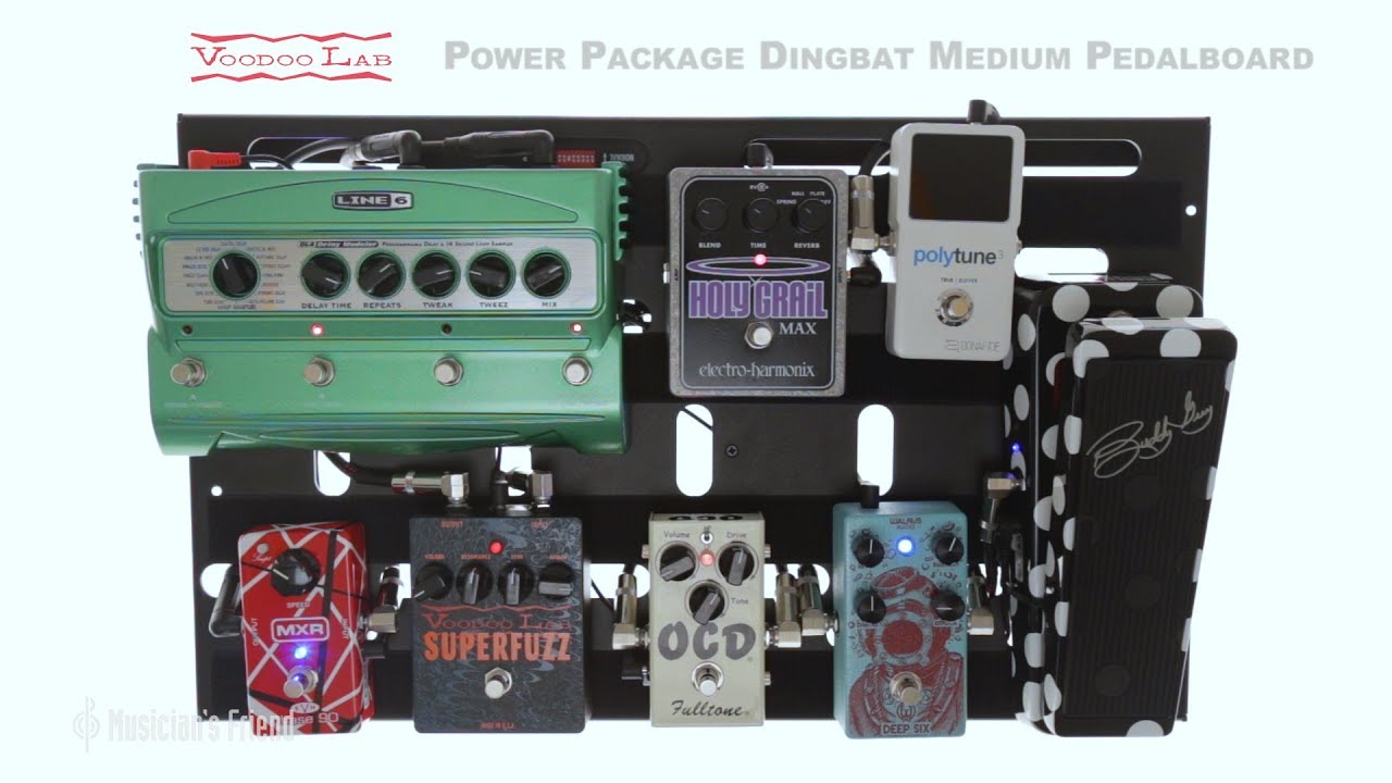 Voodoo Lab Dingbat Medium Pedalboard Power Package with Pedal Power 2 PLUS