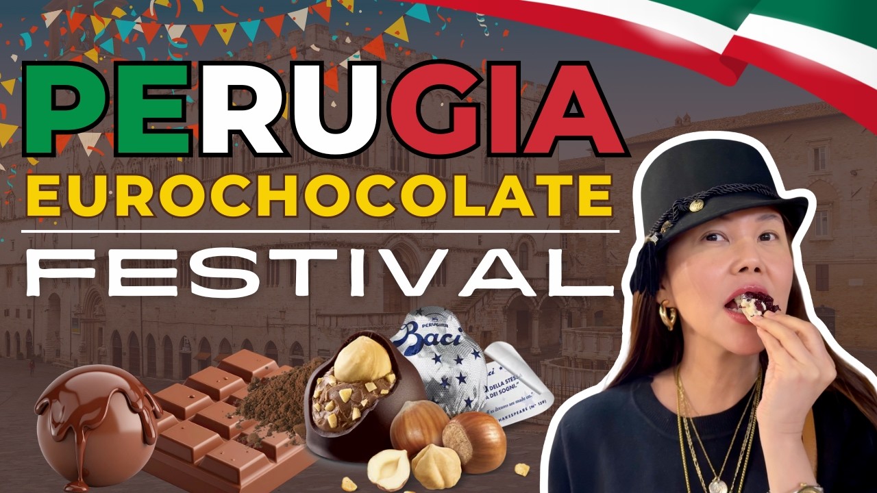 Eurochocolate Festival + 10 Fun Facts: Private Walking Tour | PERUGIA ITALY | Bianca Valerio