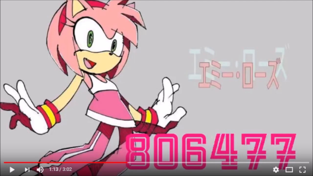 Numbers 1 to Sonic And Amy Rose Number in 10.5 Minutes (SonicMiku)