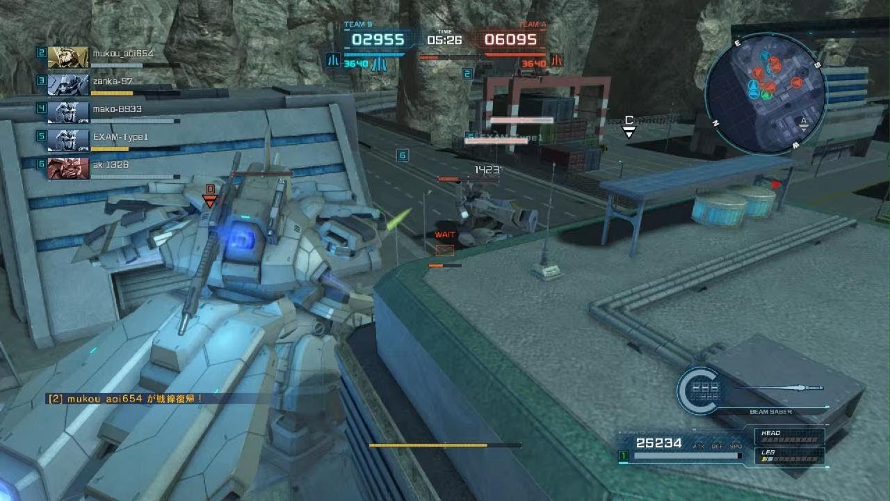 【バトオペ2】撃破でスラ回復が染みる オーヴェロン(アーマー形態) Lv1 地下基地