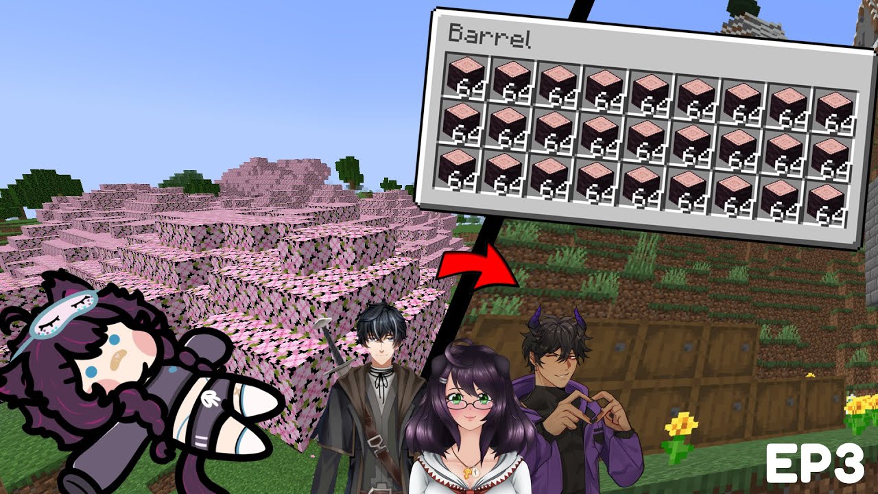 [VTUBER] CHERRY WOOD AND NETHERITE GATHERING