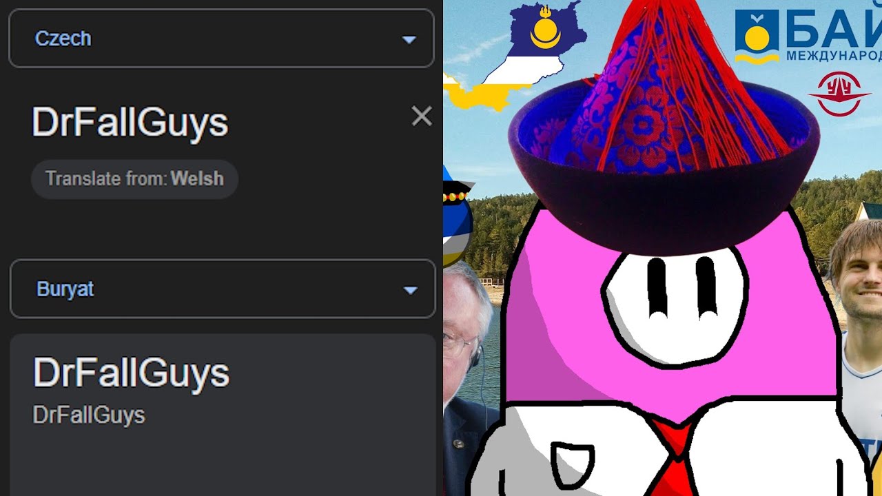 DrFallGuys in different languages meme (Part 2)