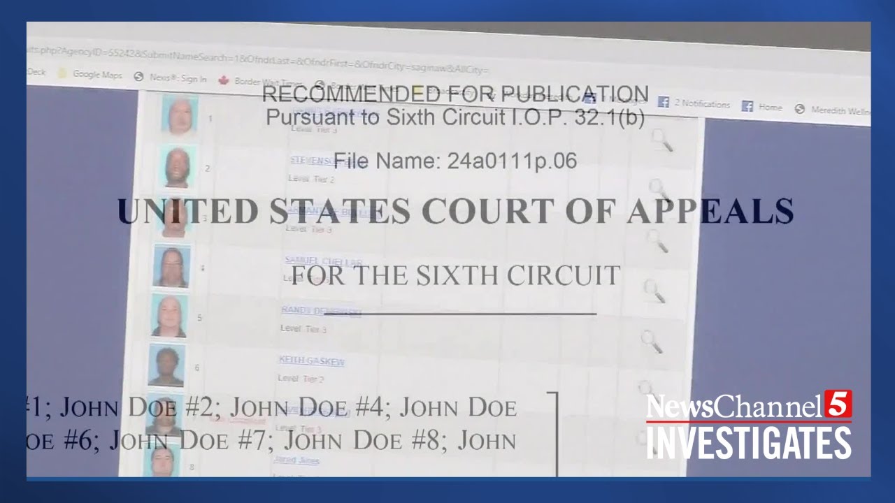 Appeals court reverses lower court decision on TN sex offender registry