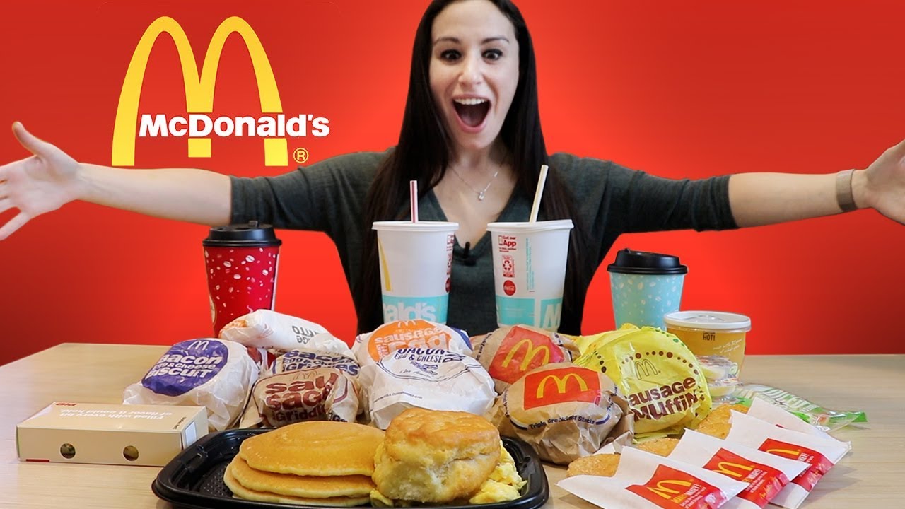 WE ORDER THE ENTIRE MENU 🍟🍔McDONALD'S BREAKFAST