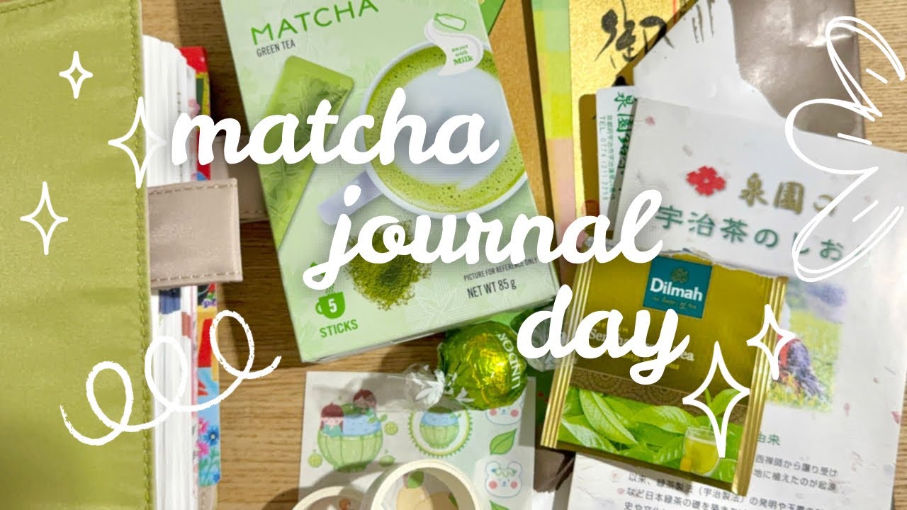 Matcha Journal with My Hobonichi 🍵✨