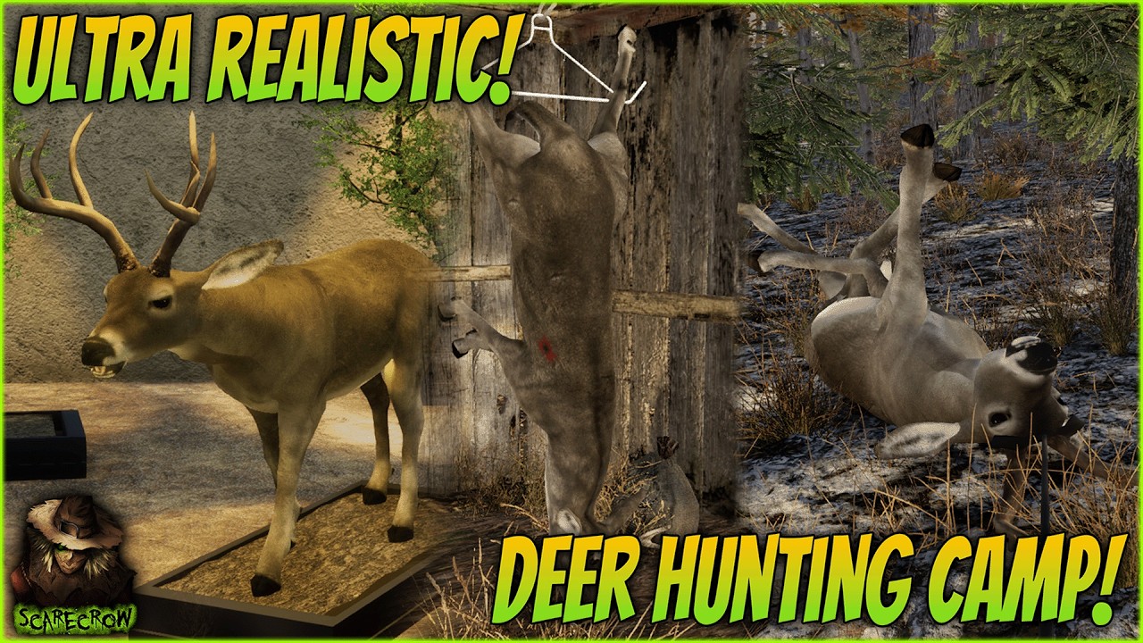 This Hunting Game Takes Realistic Mechanics To The NEXT LEVEL! Deer Hunting Camp Episode 1