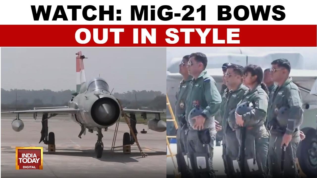 MiG-21's Farewell: Indian Air Force's Iconic Jet Retires After 62 Years Of Service | India Today