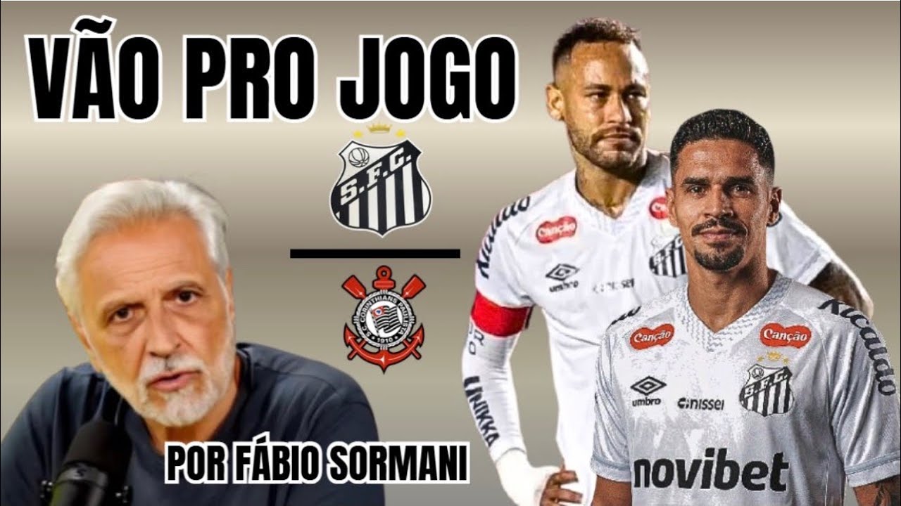 NEYMAR E LUCAS VERÍSSIMO SÃO RELACIONADOS PARA O JOGO CONTRA O CORINTHIANS