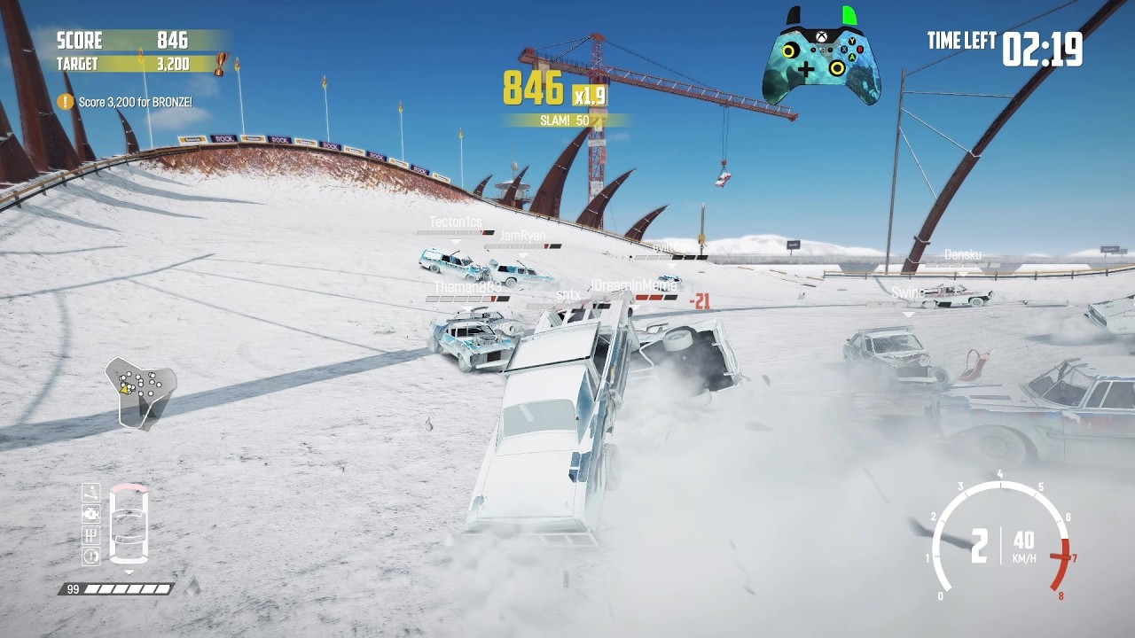 Wreckfest 26.02.27 Roadcutter Score Streak - The Maw Demolition Arena