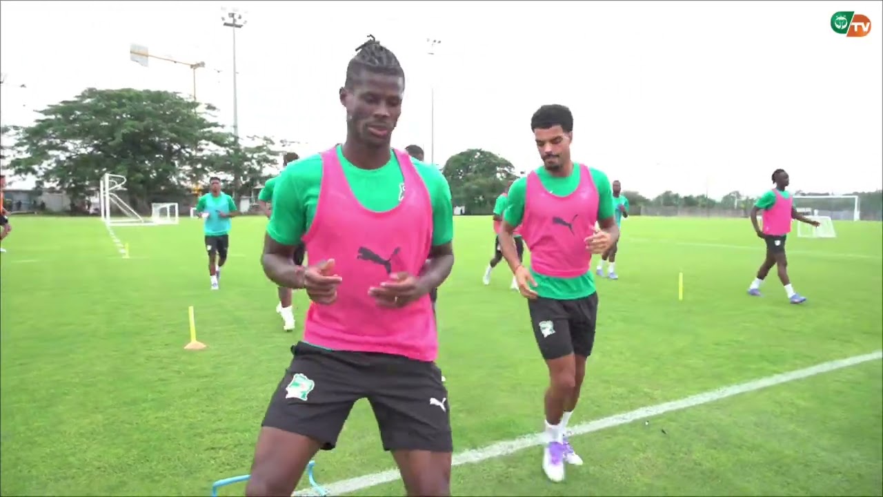 Éliminatoires Mondial 2026 (7è et 8è journées )zone Afrique . Entraînement du mardi 2 septembre .