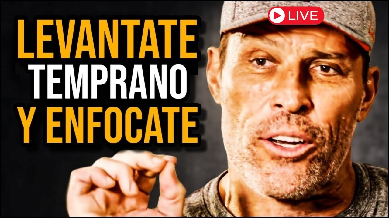 ¡Logra TUS METAS desde TEMPRANO! 🔴LIVE 🔴 TONY ROBBINS | Desarrollo Personal