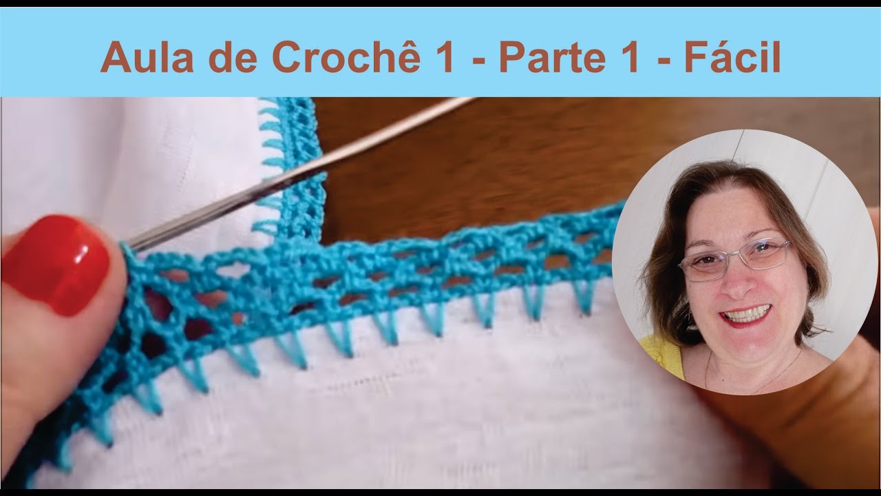Barrado de Crochê em Pano de Prato para Iniciantes  - English Subtitles Available